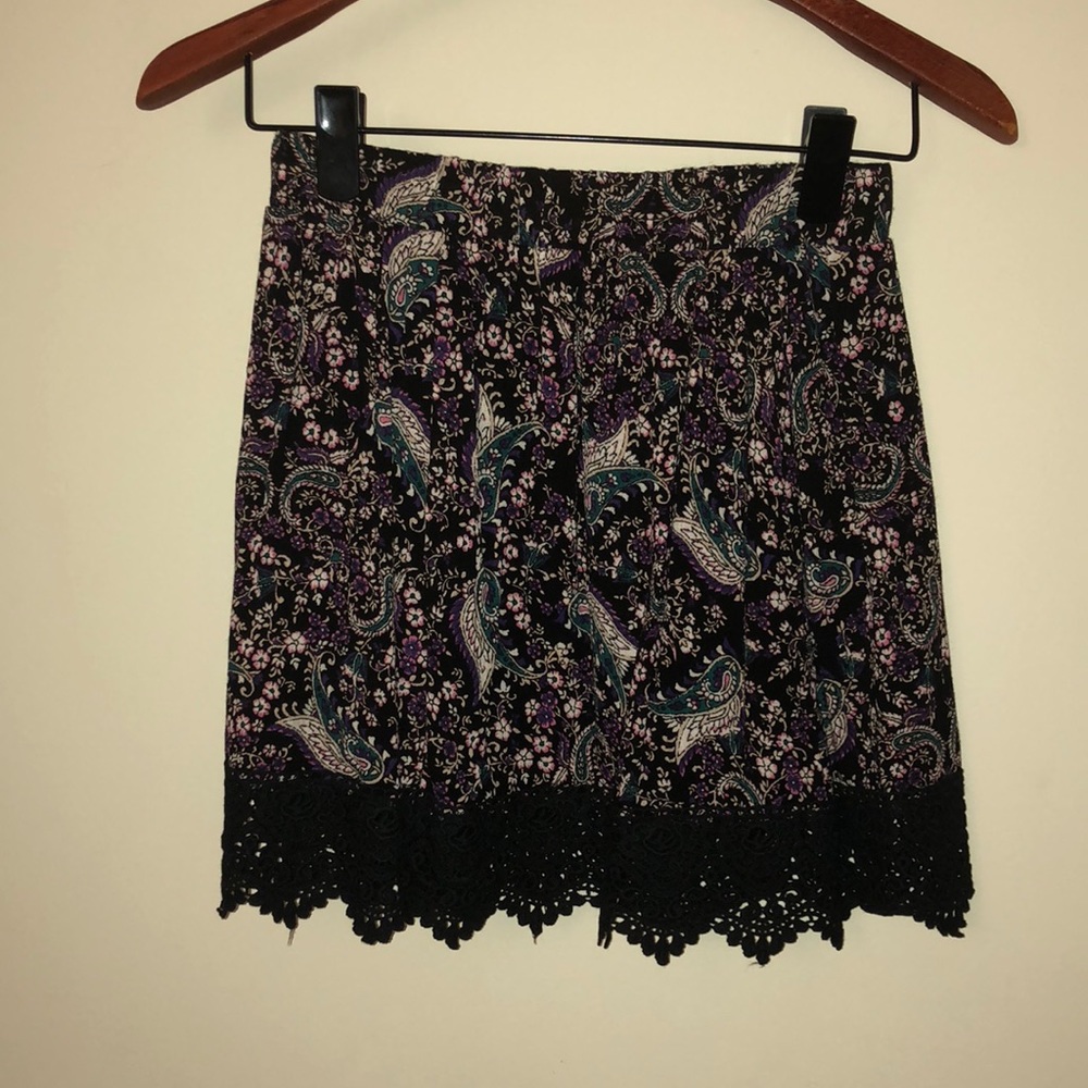 High waisted skater skirt